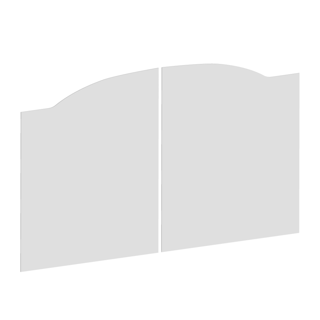 Forme du portail battant D