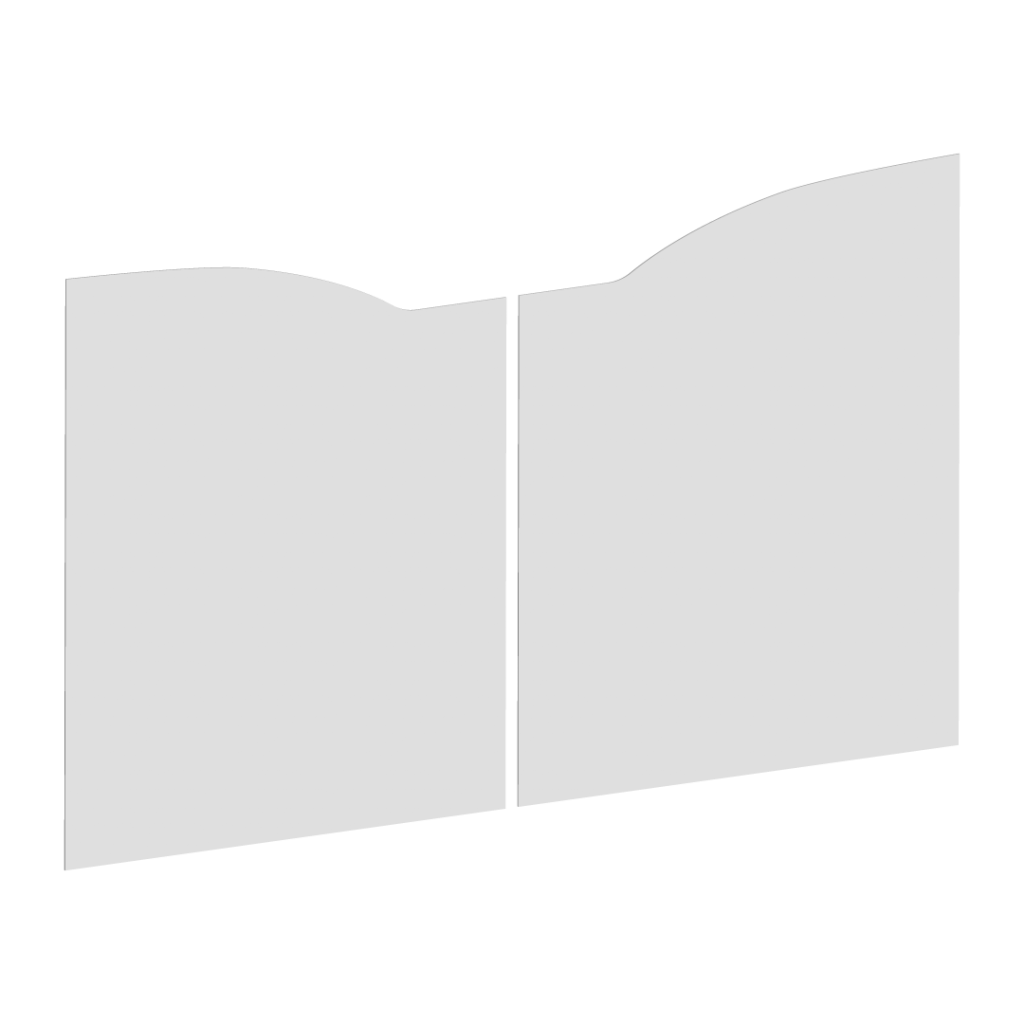 Forme du portail battant E