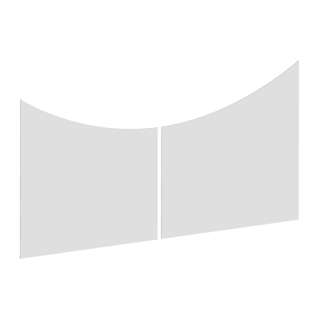 Forme du portail battant G