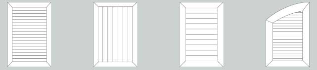 configuration des volets battants aluminium à cadre