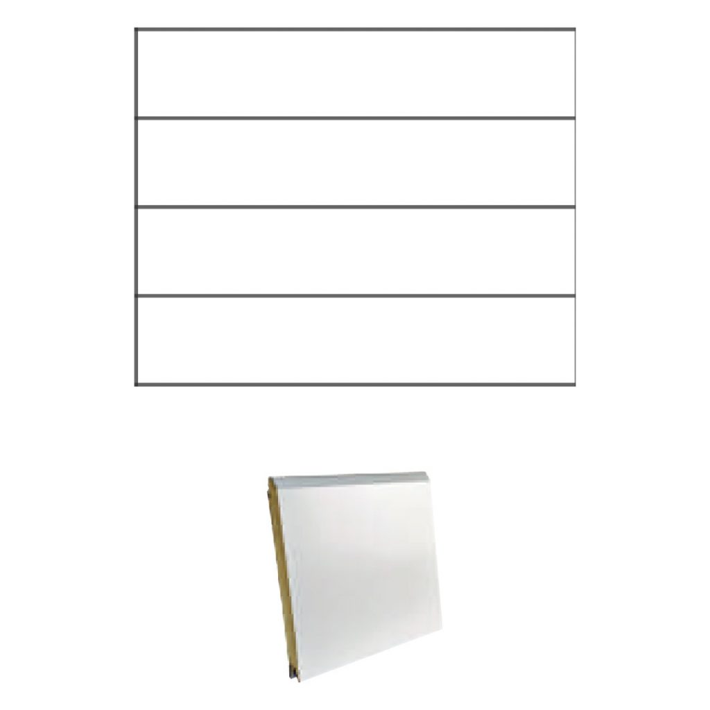 porte sectionnelle plan