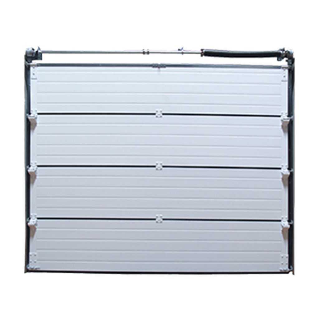 porte de garage sectionnelle vue intérieure